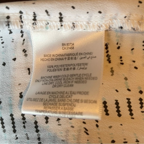 Bcbgeneration sleeveless top white grey M - Picture 4 of 4